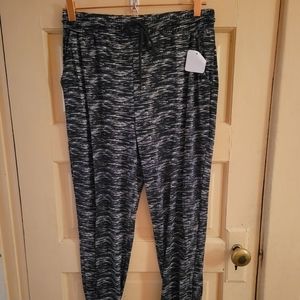 Crissa JoggerBottom / L/ gray and black